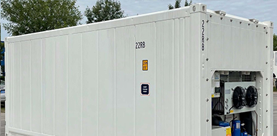 Single phase refrigerated container